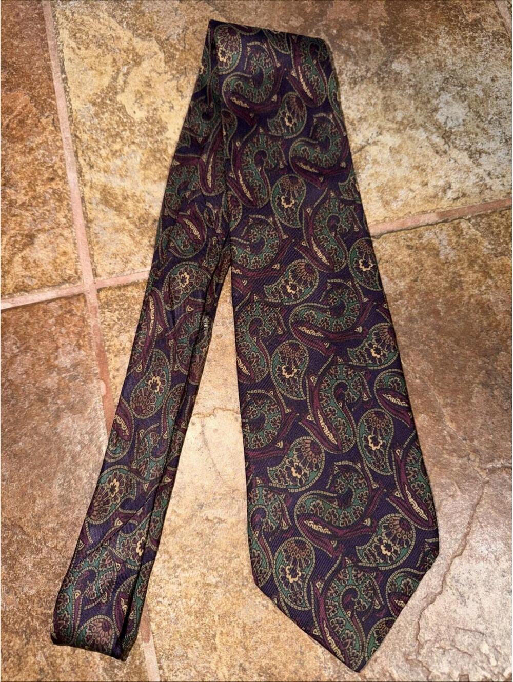 Talbott Studio for Johns Paisley Necktie Tie